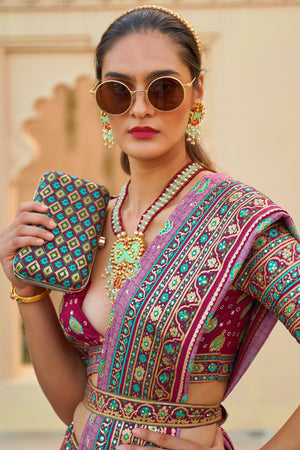 Special Pink Silk Lehenga Choli