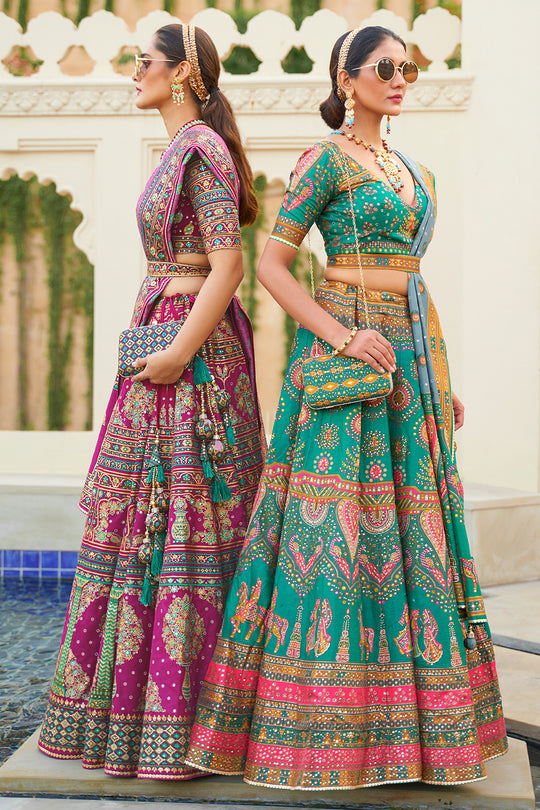 Special Pink Silk Lehenga Choli