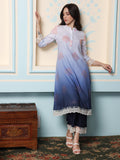 Women Ethnic Motifs Printed Regular Thread Work Kurta with Trousers