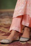 Ethnic Motifs Embroidered Pleated Kurta with Trousers & Dupatt