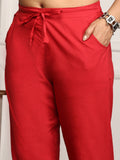 Embellished Ethnic Motifs Printed Tie Up Kurta with Pants And Printed Dupatt