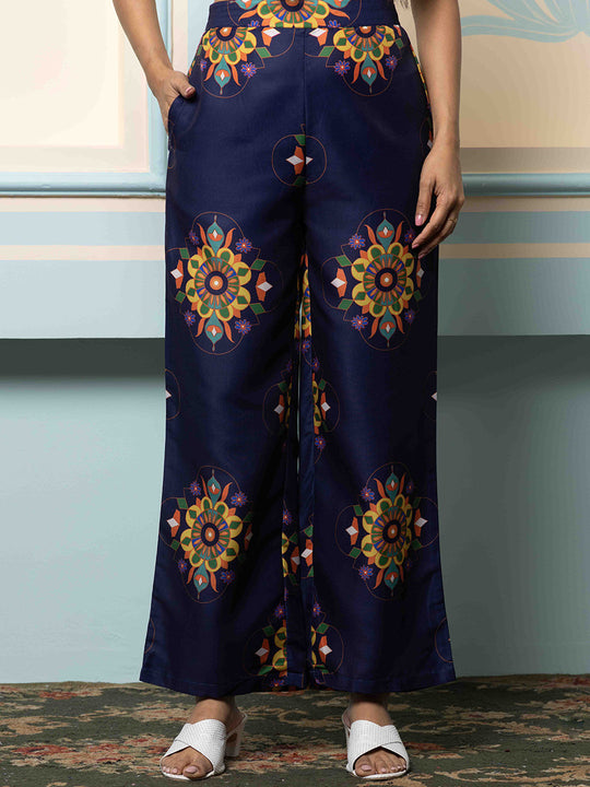 Women Ethnic Motifs Printed Regular Kurta with Trousers & With Dupatta