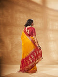 Georgette Banarasi Silk Saree With Blouse Piece