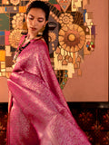 Magenta Pink Kanjivaram Saree