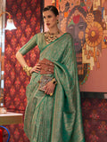 Sage Green Kanjivaram Saree