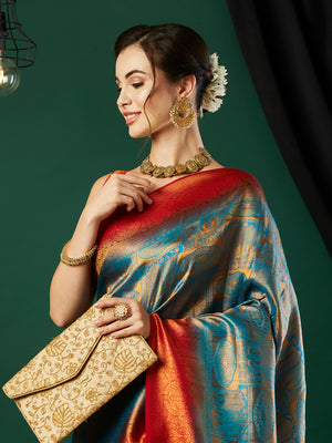 Kanjeevaram Silk Saree With Blouse Piece