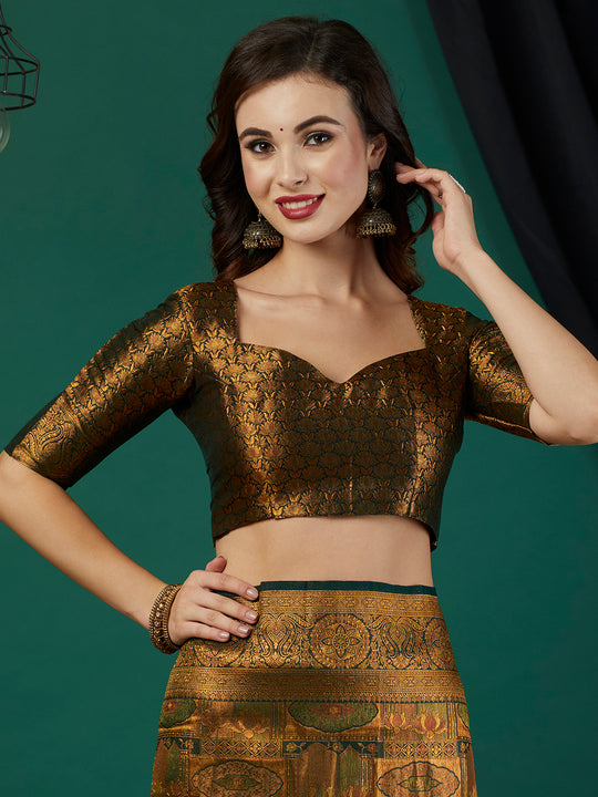 Kanjeevaram Silk Saree With Blouse Piece