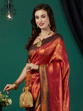 Kanjeevaram Silk Saree With Blouse Piece