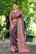 Cotton Silk Saree Featuring Beautiful Printed