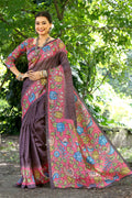 Cotton Silk Saree Featuring Beautiful Printed