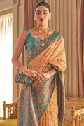 Light Brown Silk Saree