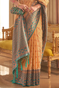 Light Brown Silk Saree