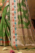 Heena Green Organza saree