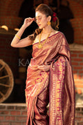 Fandango Purple Kanjivaram Saree