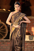 Navy Blue Kanjivaram Saree