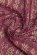 Pink Silk Saree With Blouse Piece