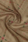 Brown Silk Saree With Blouse Piece