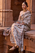 Ivory White Digital Print Saree