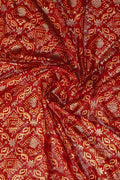 Taffy Red Georgette Saree