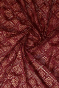 Dusky Wine Georgette Saree