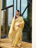 Khadi Silk Party Wear Saree With Blouse Piece