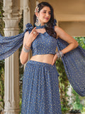 Aegon Blue Lehenga Choli