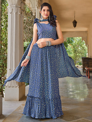 Aegon Blue Lehenga Choli