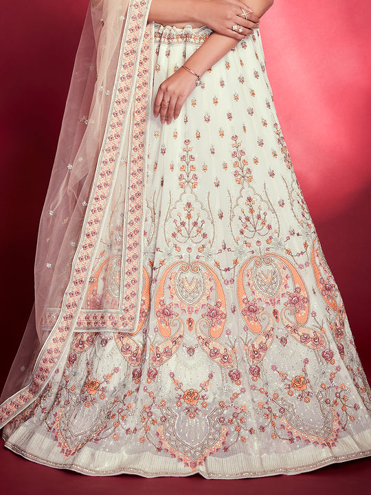 Ivory White Lehenga Choli