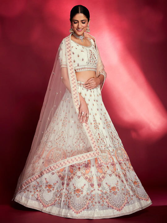 Ivory White Lehenga Choli