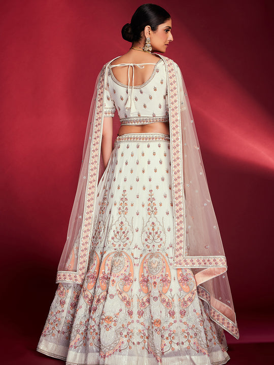 Ivory White Lehenga Choli