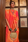 Thulian Pink Kanjivaram Saree