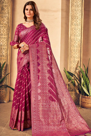 Special Pink Cotton Saree