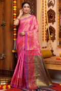 Teal Green Banarasi Saree