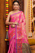 Teal Green Banarasi Saree