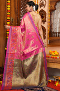 Teal Green Banarasi Saree