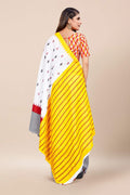 Womens Cotton Multicolor Saree With Blouse Piece
