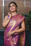 Magenta Purple Kanjivaram Saree