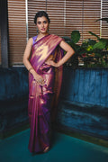 Magenta Purple Kanjivaram Saree