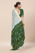 Womens Cotton White Saree With Blouse Piece