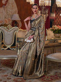 Brass Golden Pashmina Saree