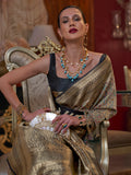 Brass Golden Pashmina Saree