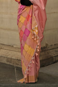 Purple Soft Silk Saree With Blouse Piece