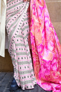 Multicolor Digital Print Saree