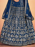 Navy Blue Lehenga Choli