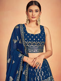 Navy Blue Lehenga Choli