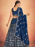 Navy Blue Lehenga Choli