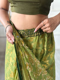 Georgette Banarasi Silk Saree With Blouse Piece