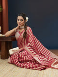 Georgette Banarasi Silk Saree With Blouse Piece