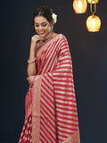 Georgette Banarasi Silk Saree With Blouse Piece
