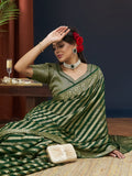 Georgette Banarasi Silk Saree With Blouse Piece